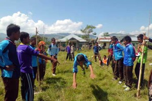 ikut outbound Pramuka Aceh Tengah.(Lintas Gayo | LG-008) 