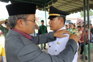 Prosesi pelantikan Camat Bies oleh Wakil Bupati Aceh Tengah. (Ist)