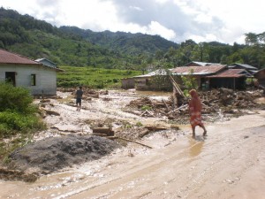 Kondisi akibat banjir Celala. (Lintas Gayo | Ist)