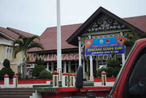 Posko Bantuan Logistik Bencana Gempa Bumi di Lapangan Setdakab Aceh Tengah (Foto. Zan.KG)