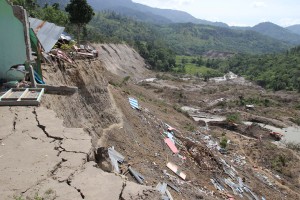 Kampung Serempah yang menjadi jurang Foto Idris Bendung