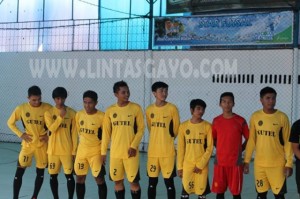 Tim Gutel FC final futsal Ikatan Pemuda Tanah Rencong (IPTR) CUP 2013 (Foto : Achmad Fitrah )