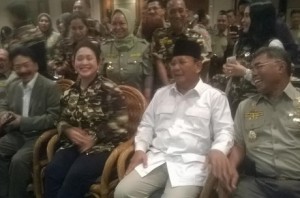 Prabowo dan Titiek di Acara FKPPI (Foto: Elvan Dany Sutrisno - detikNews)