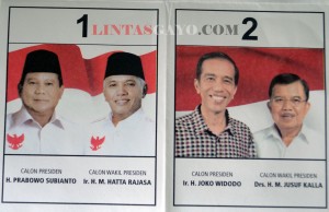 Surat Suara Pilpres 2014