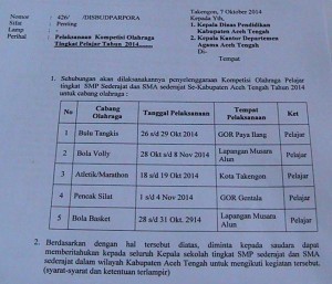 Jadwal Kompetisi