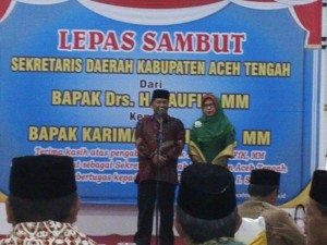 Pemkab Gelar Lepas Sambut Sekda Aceh Tengah