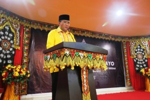 Bupati Aceh Tengah dalam Sambutan Konferensi Adat Gayo di takengon