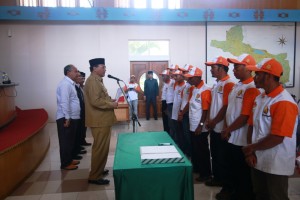 Bupati Aceh Tengah, Nasaruddin mengukuhkan Masyarakat Perlindungan Indikasi Geografis Jeruk Keprok Gayo