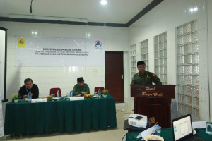 Suasana konsultasi publik ‎Amdal rencana bangun jaringan transmisi listrik Takengen-Blang Kejeren (Foto : ist)