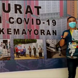 Hamizan Hamd salah satu tim medis Rumah Sakit Darurat Covid-19 di Wisma Atlet Jakarta asal Bener Meriah.