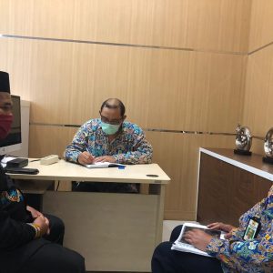 Bupati Bener Meriah gelar rapat koordinasi dengan Direktur Pembangunan Jembatan, Ir.Yudha Handita Pandjiriawan.MT, MBA, di Jalan Pattimura No 20 Kebayoran Baru, Jakarta Selatan.Rabu 12/08/2020