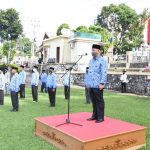 Pemerintah Kabupaten Aceh Tengah menggelar upacara Peringatan Hari Pendidikan Daerah (Hardikda) ke-61 Tahun 2020 di halaman Kantor Bupati setempat, Rabu (02/09).