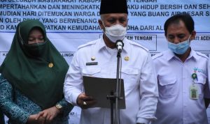 Pemerintah Kabupaten Aceh Tengah menggelar acara Deklarasi Bersama Open Defecation Free (ODF) atau Stop Buang Air Besar Sembarangan (Stop BABS) yang dipusatkan di Gedung Operational Room Setdakab. Aceh Tengah, Rabu (18/11/2020).