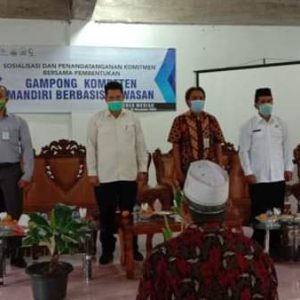 Sekretaris Daerah Bener Meriah Drs. Haili Yoga, M.Si membuka kegiatan sosialisasi dan penandatanganan komitmen bersama pembentukan Gampong Kompeten Mandiri Berbasis Kawasan, digelar di Aula UPTD BLK Disnakertran Pante Raya Kecamatan Wih Pesam. Rabu 18/11/2020.